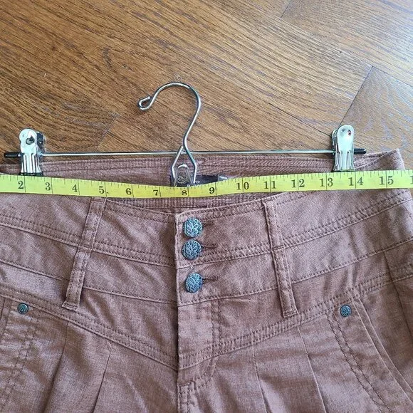 Prana Copper-Brown Women's Capris, Size 4, Excellent Condition - Picture 5 of 9